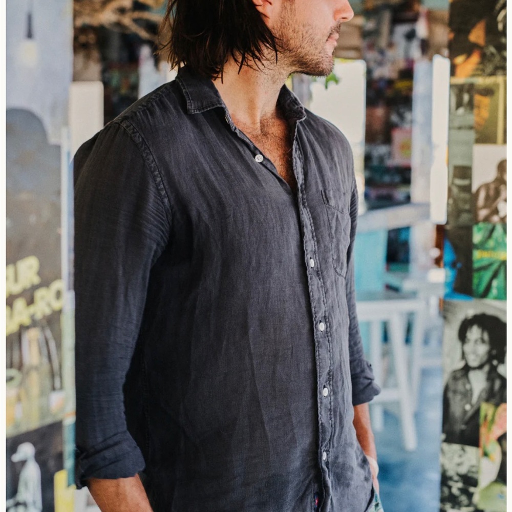 Faherty Laguna Linen shirt size M